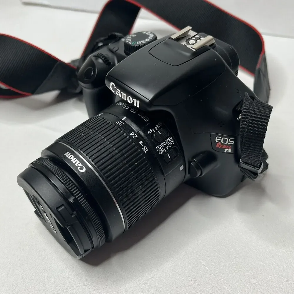Canon EOS 1100D Camera (Rebel T3) Bundle Lenses, bag, flash and accessories